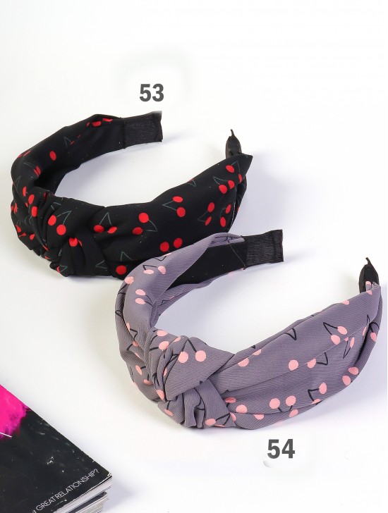 Polka Dot Fashion Print no Headsore Headband 